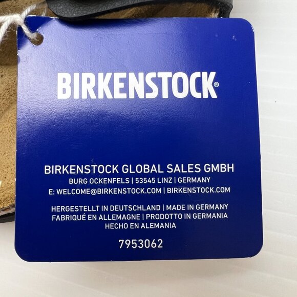 Sz 41 / W10 M8- NWT Birkenstock Arizona PROF Regular Fit Birko-Flor Sandal Black - Picture 14 of 15